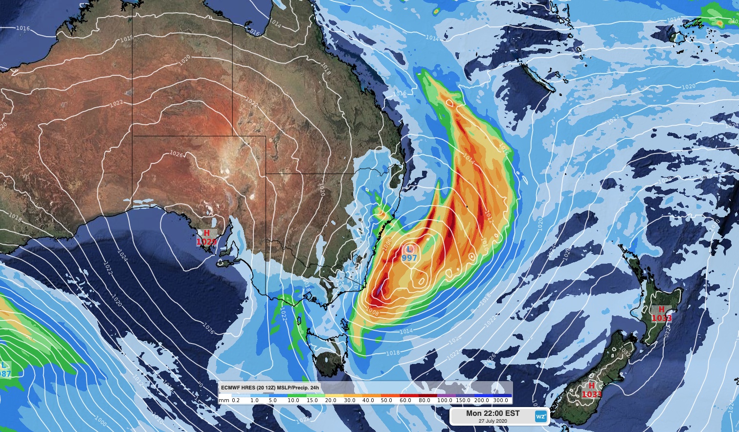 Hints Of Another Low Pressure System For Australia s East Coast